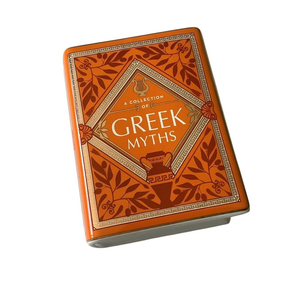 Illumicrate Greek Myths Orange Ceramic Book Pot New